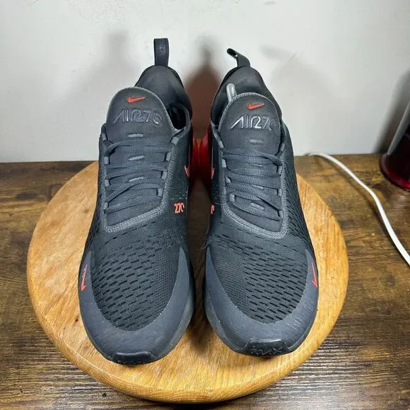 Nike Air Max 270 Reflective Safari 2018‎ Black Red Men's Size 14